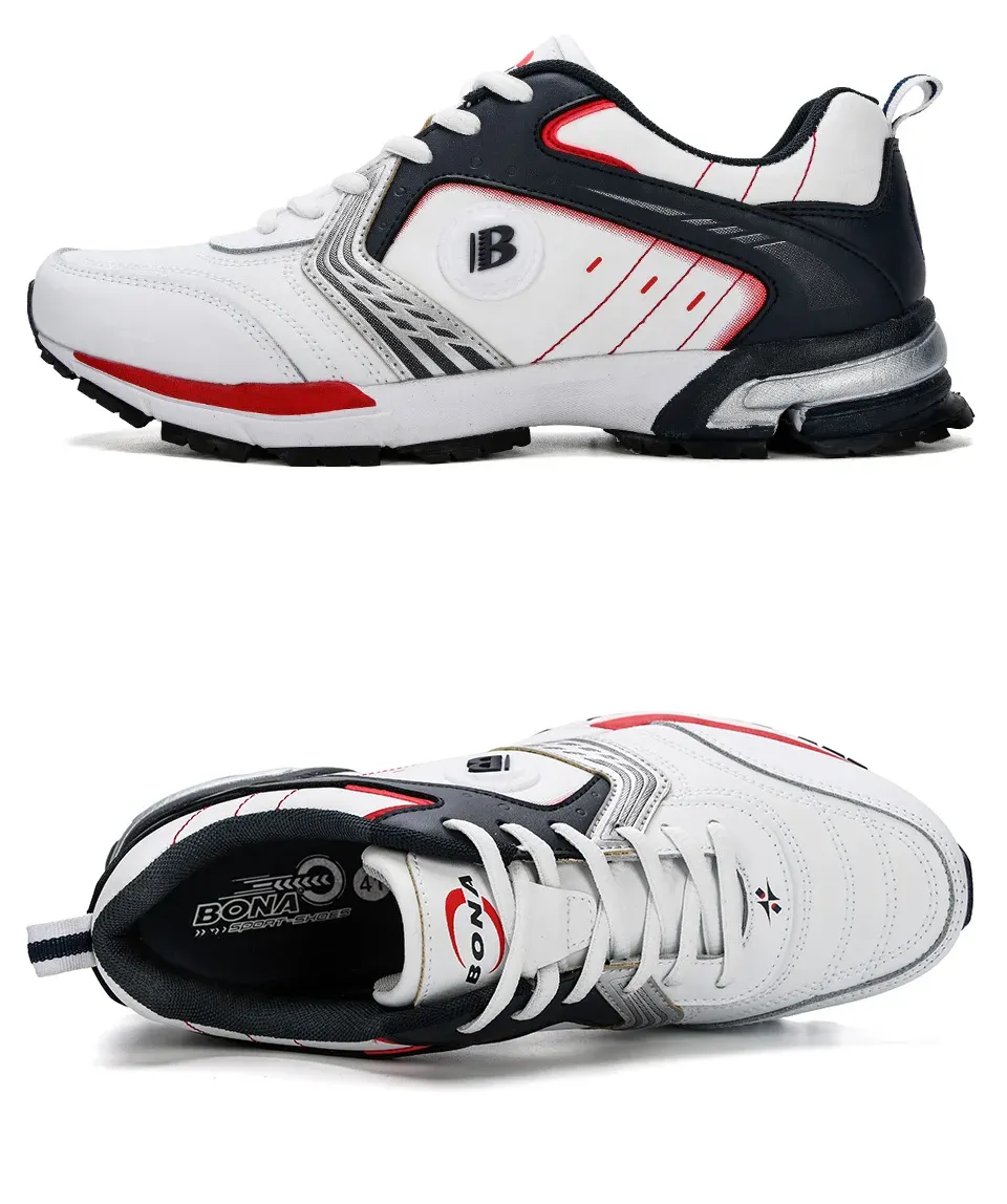 BONA Lightweight Breathable Men's Running Sneakers