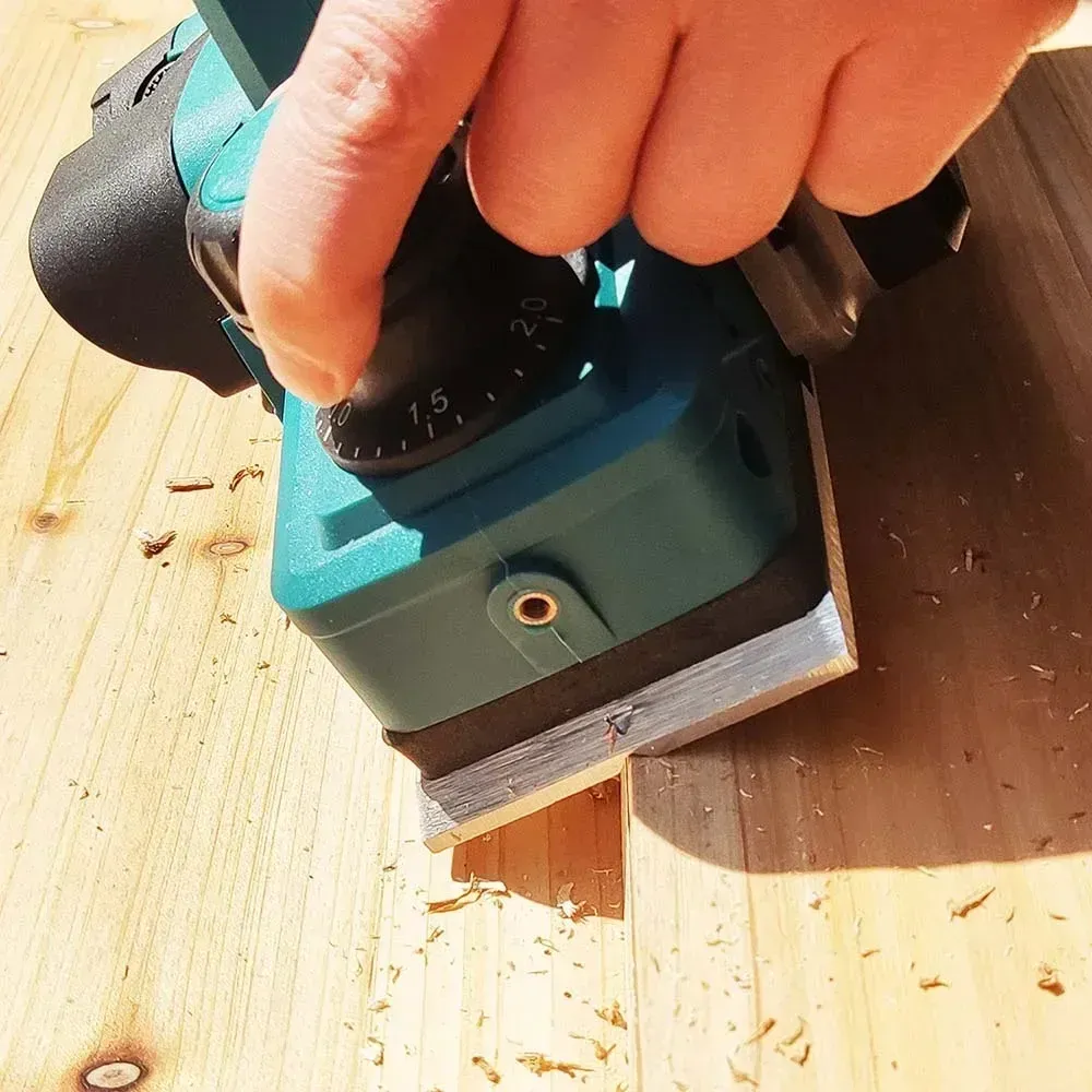 Makita-Compatible 82mm Cordless Handheld Planer, 15000RPM