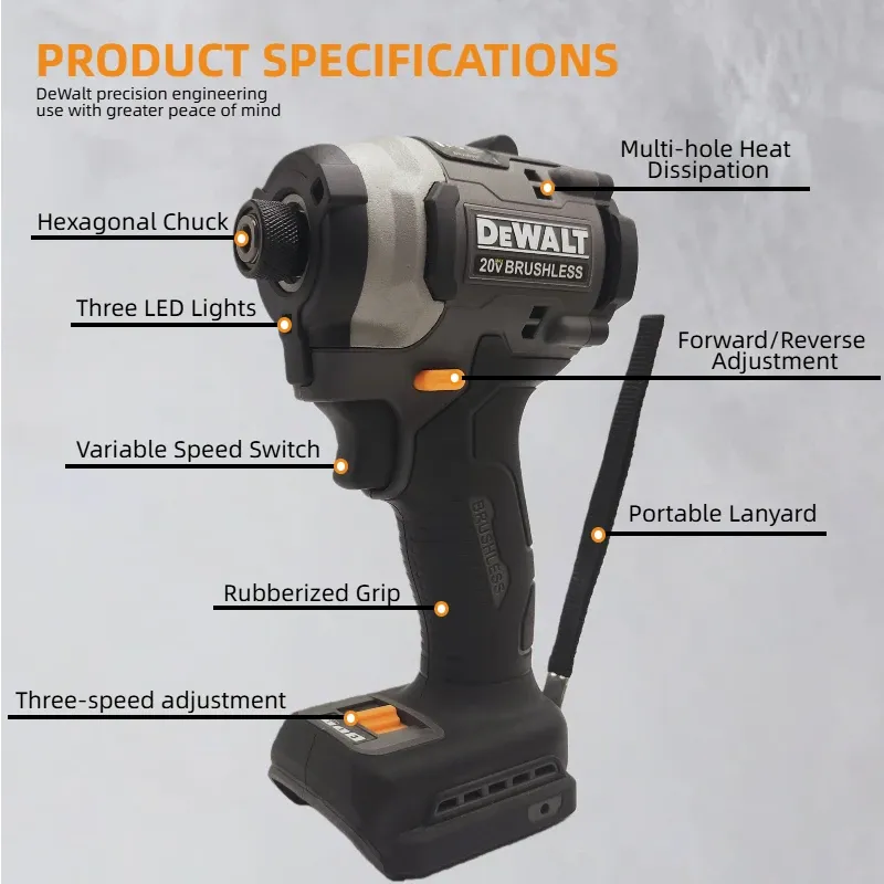DEWALT DCF85M Brushless Cordless Impact Screwdriver