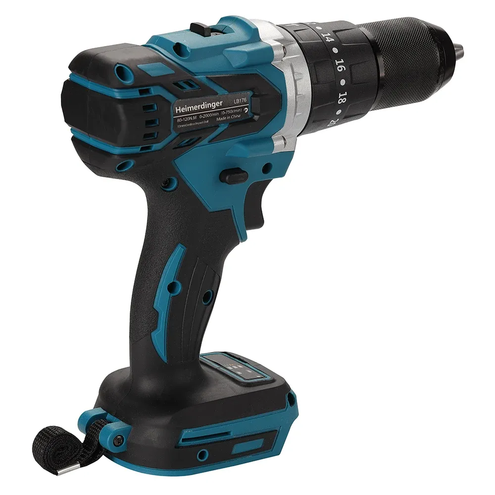 Heimerdinger LB176 18V Brushless 13mm Cordless Impact Drill Body