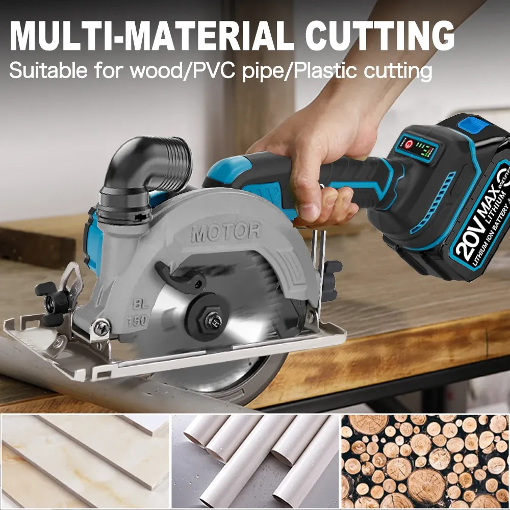 Makita-Compatible 6-Inch Brushless Cordless Circular Saw