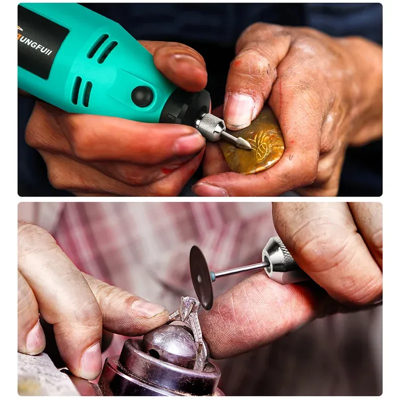 Tungfull 130W Variable-Speed Mini Rotary Drill Kit