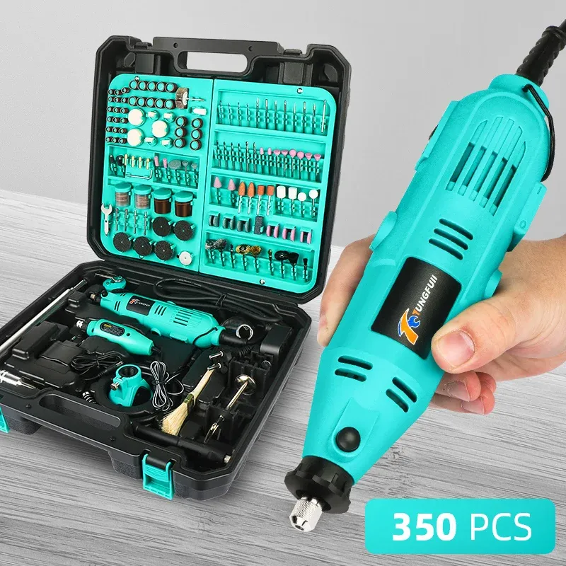 Tungfull 130W Variable-Speed Mini Rotary Drill Kit