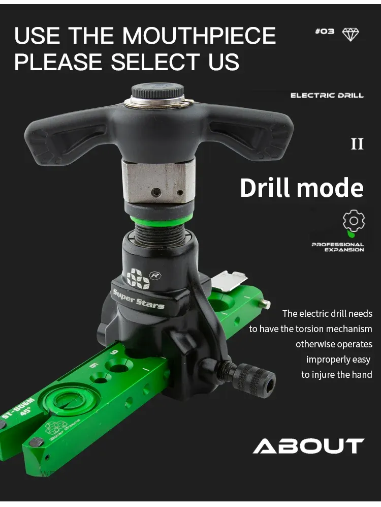 HOWHI Copper Pipe Expander and Flare Tool Set