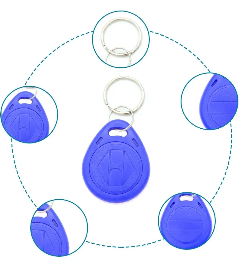 5YOA 125KHz T5577 Rewritable RFID Keyfobs, 10-Pack