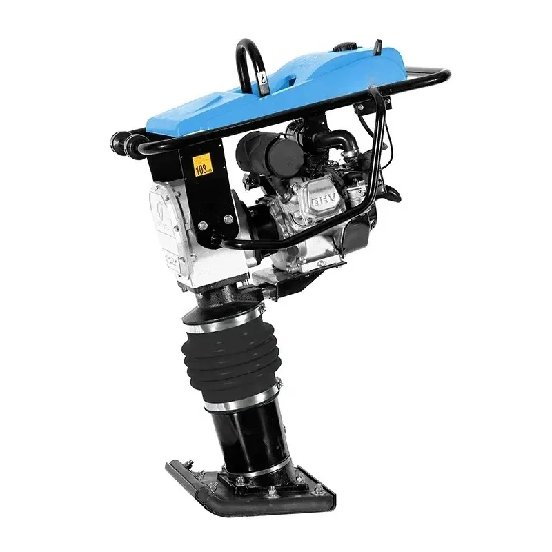 FIXTEC 10kN Petrol Tamping Rammer for Heavy-Duty Soil Compaction