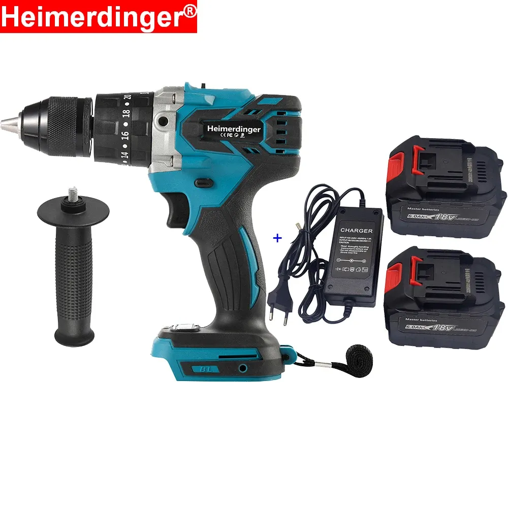 Heimerdinger 18V Brushless 13mm Cordless Impact Drill