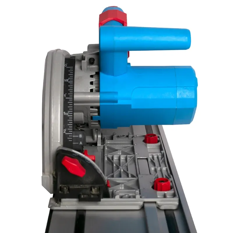 FIXTEC 165mm Corded Plunge Track Saw with Guide Rail