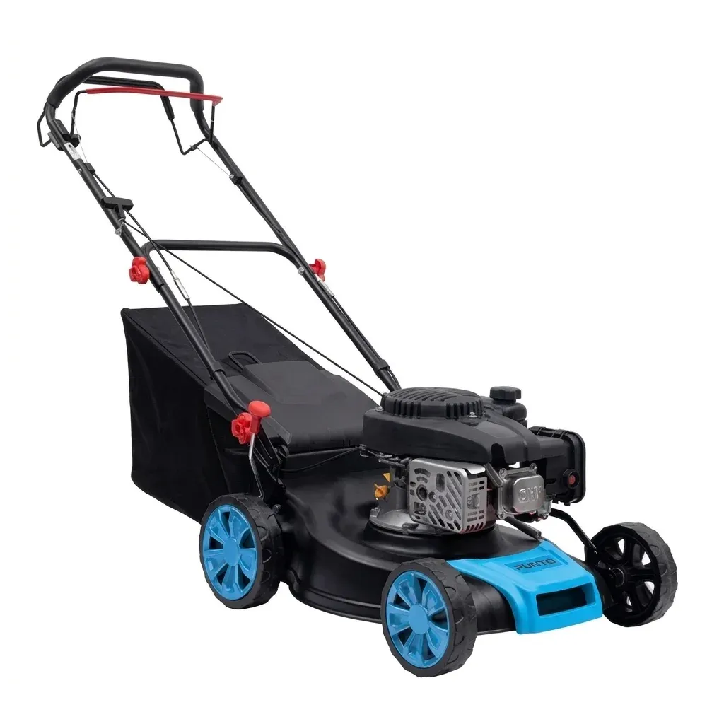FIXTEC gasoline lawn mower clean studio photo