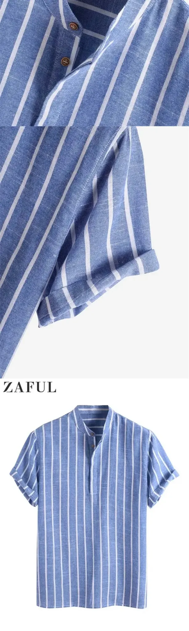 ZAFUL PU Leather Half-Closed Collar Sleeveless Shirt