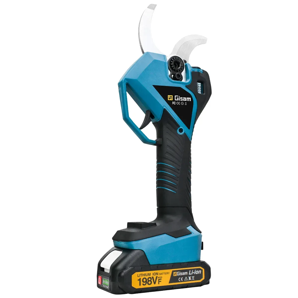 Gisam 60mm Brushless Cordless Pruning Shears for Makita 18V