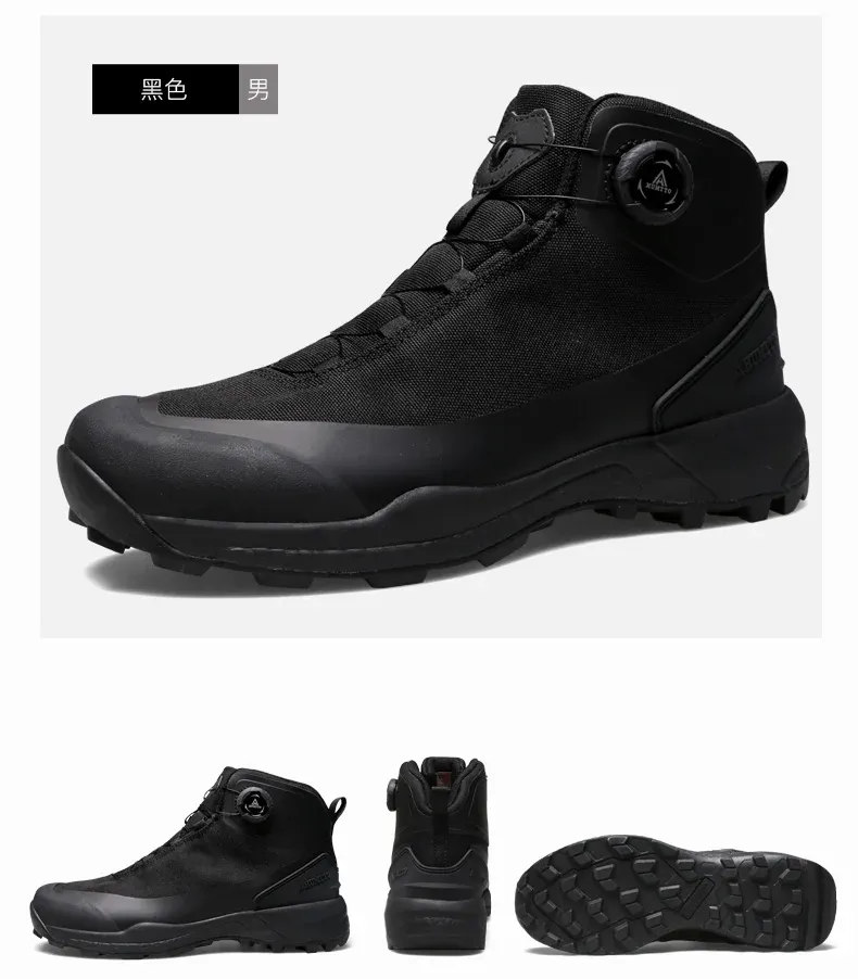 HUMTTO Waterproof Winter High-Top Hiking Boots