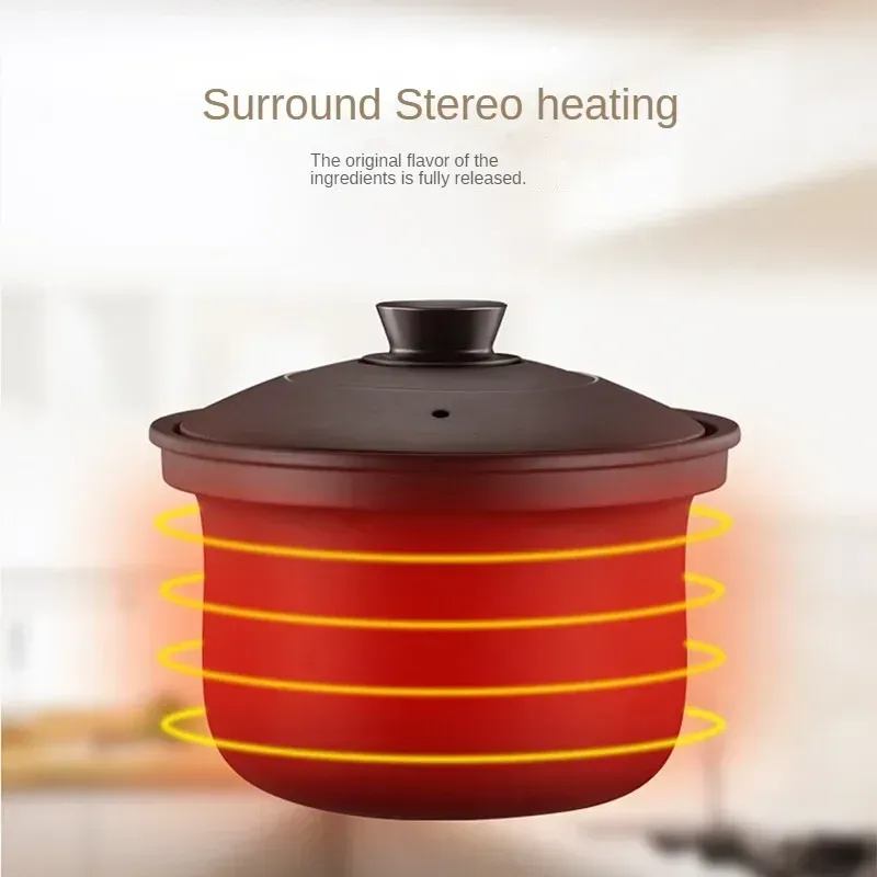 SUPOR 5L Ceramic Slow Stew Pot for Family Meals