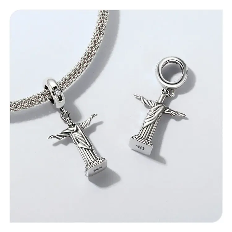 Bamoer Sterling Silver Landmark Charm Pendant