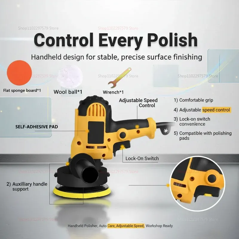 OLOEY 700W Variable-Speed Car Polisher