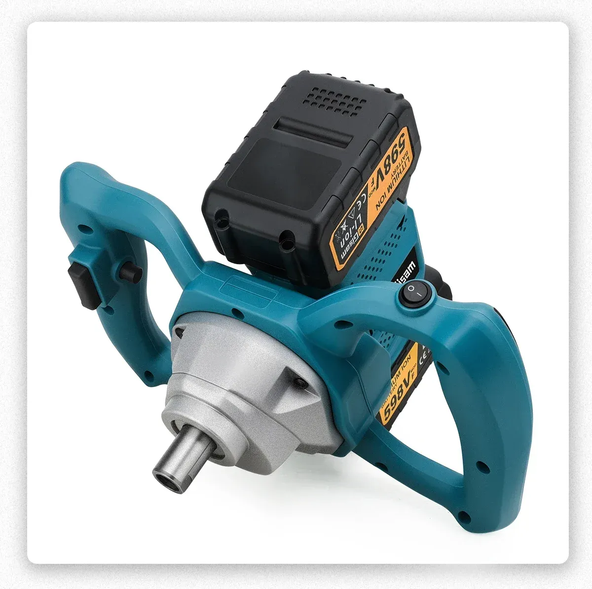 Gisam 40V Cordless Concrete Mixer for Makita 18V Batteries
