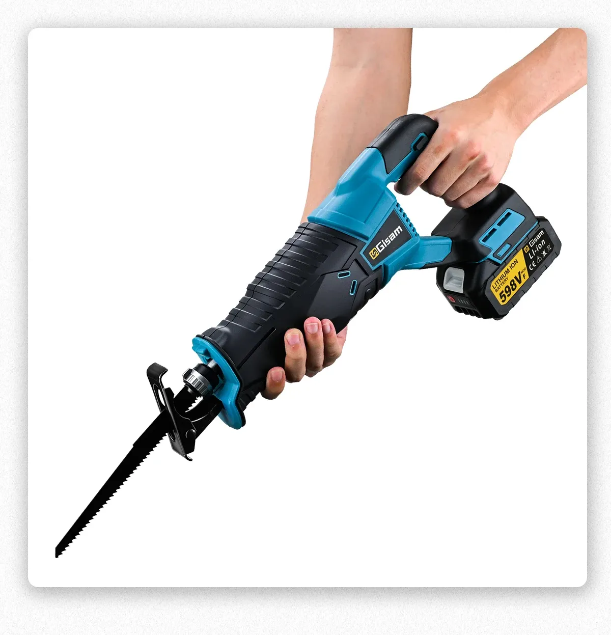 Gisam Cordless Reciprocating Saw for Makita 18V Batteries