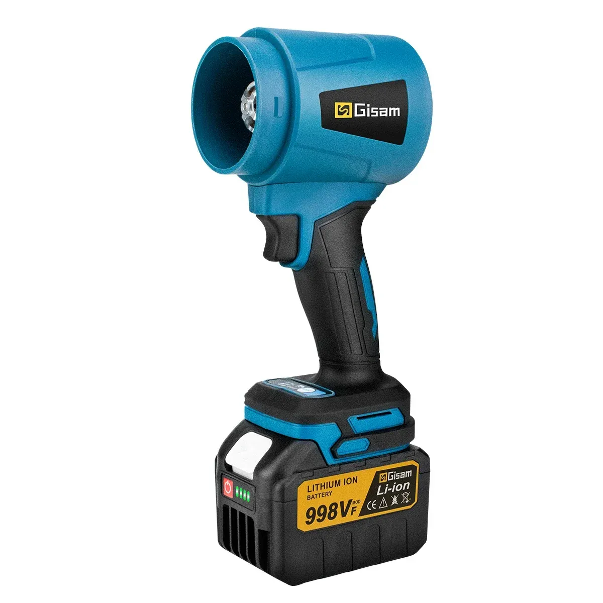 Gisam Brushless Cordless Turbo Air Blower for Makita 18V Batteries