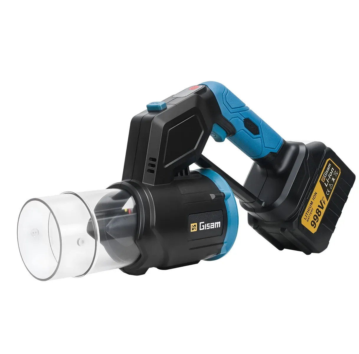 Gisam 35,000RPM Brushless 2-in-1 Turbo Air Blower for Makita 18V Batteries