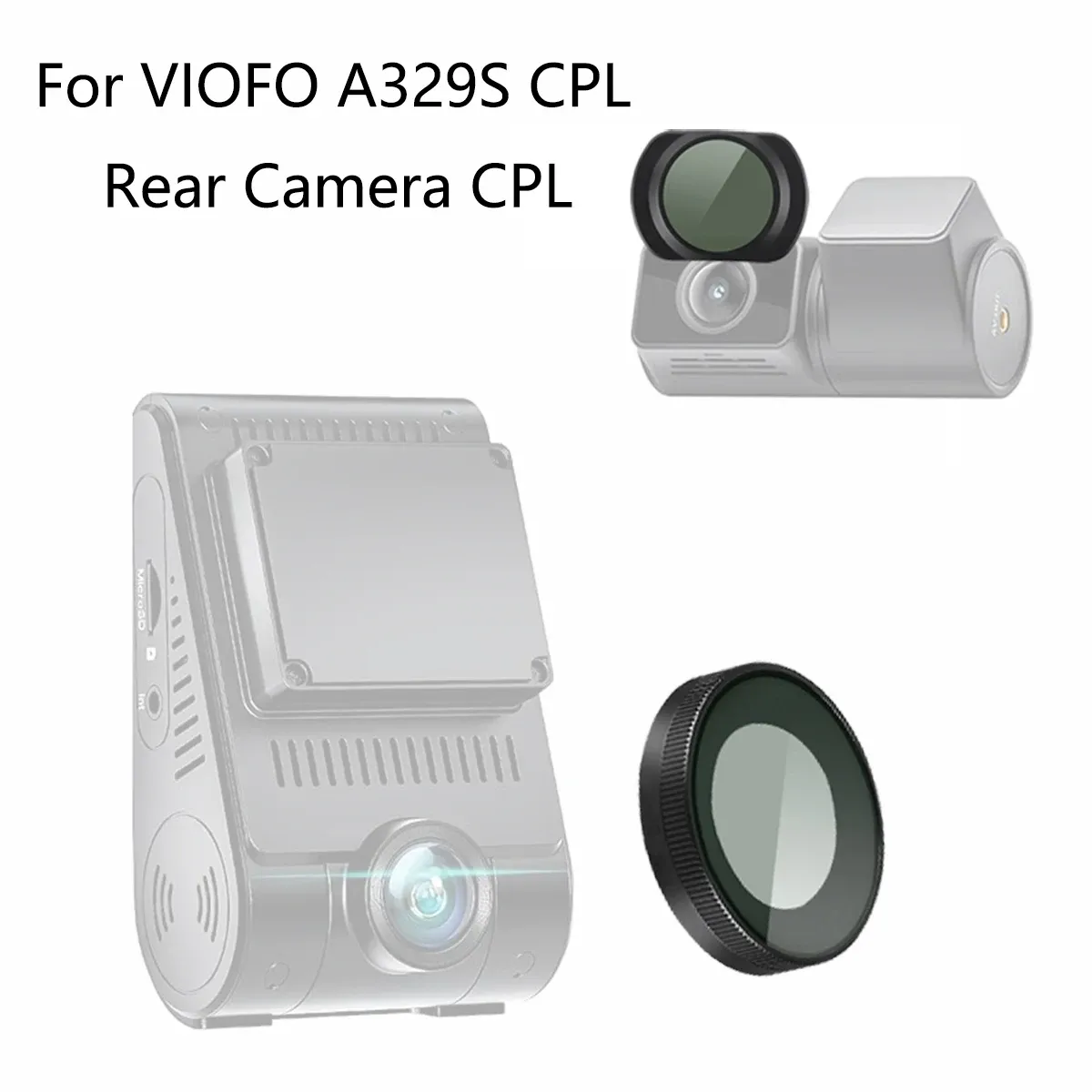 VIOFO CPL Lens Filter for A329S, A229 Pro and A229 Plus