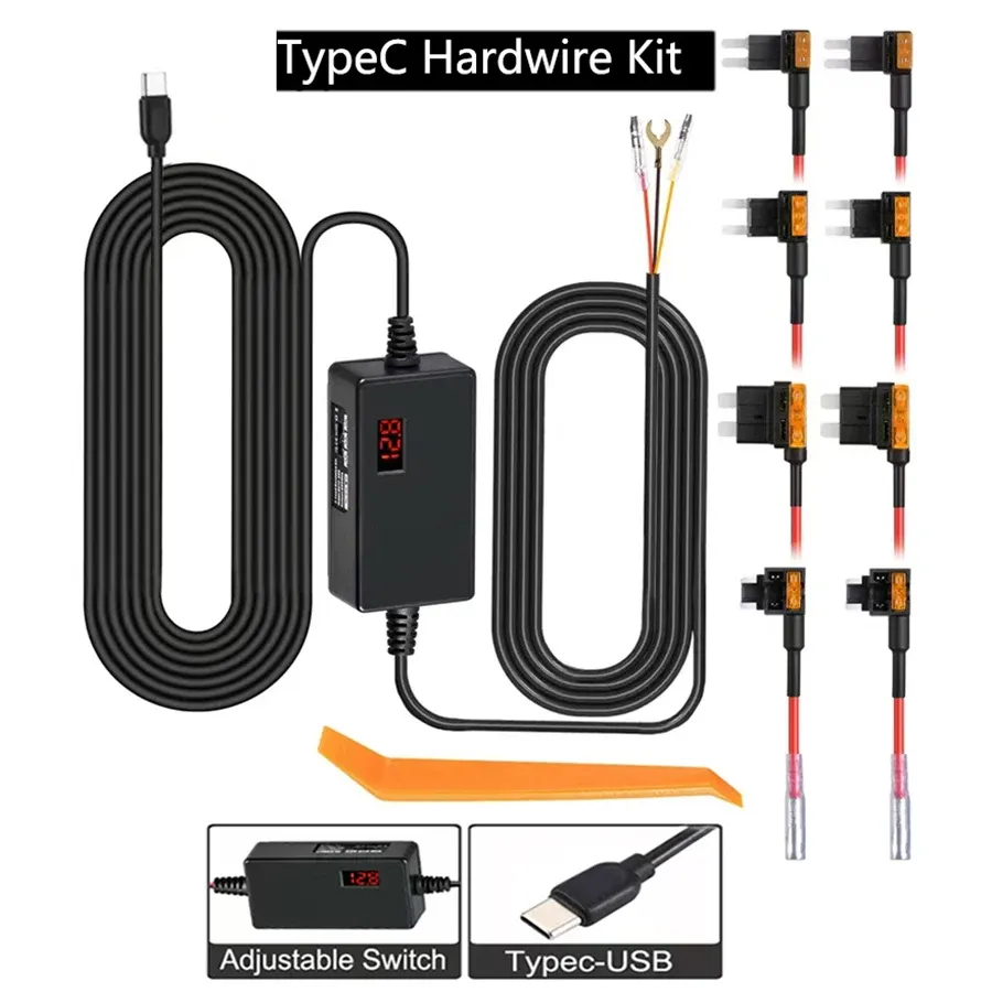 VIOFO Type-C USB Hardwire Kit with Low-Voltage Protection