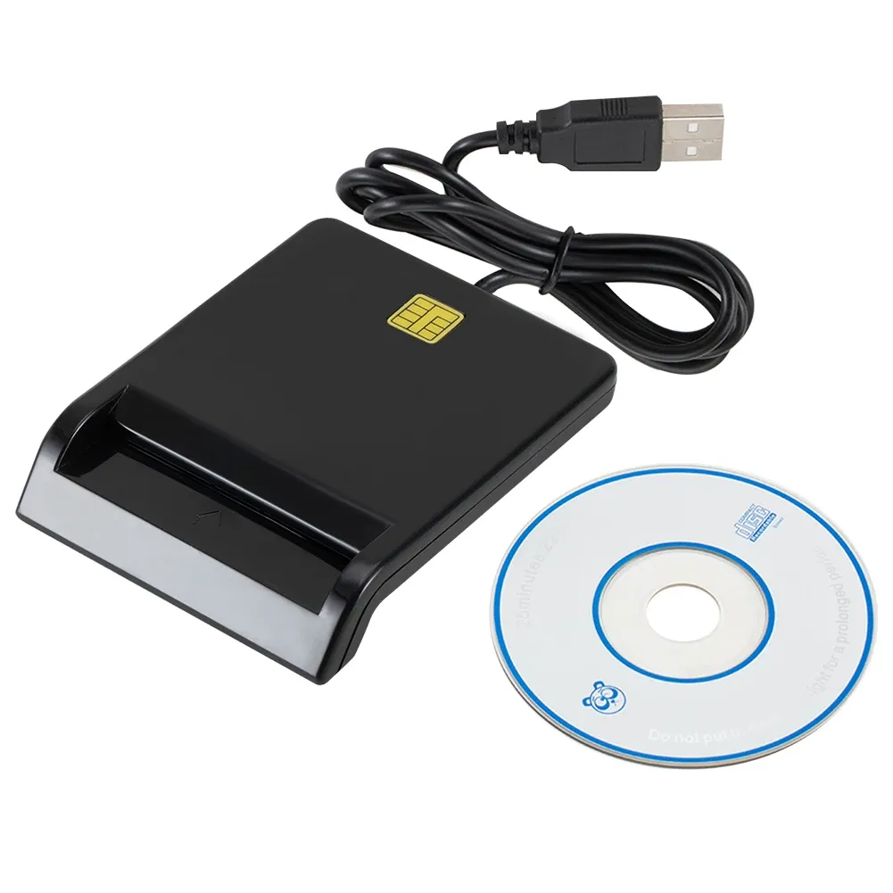 USB 2.0 Smart Card Reader for ID and SIM Cards