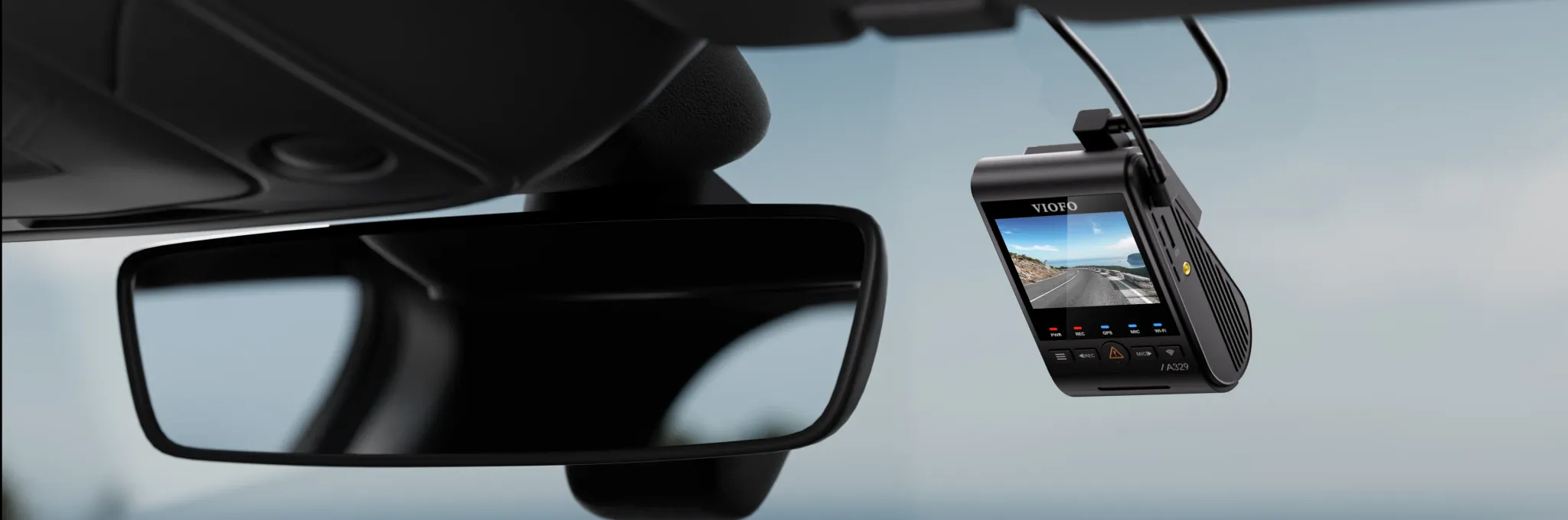 VIOFO A329S 2CH 4K 60FPS Dash Cam with STARVIS 2 and SSD Support