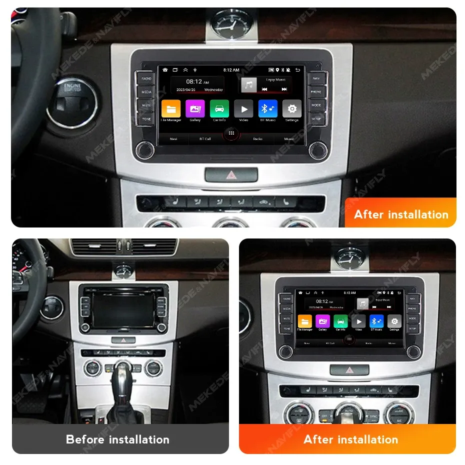 MEKEDE Android 13 7-Inch VW Double Din Car Stereo