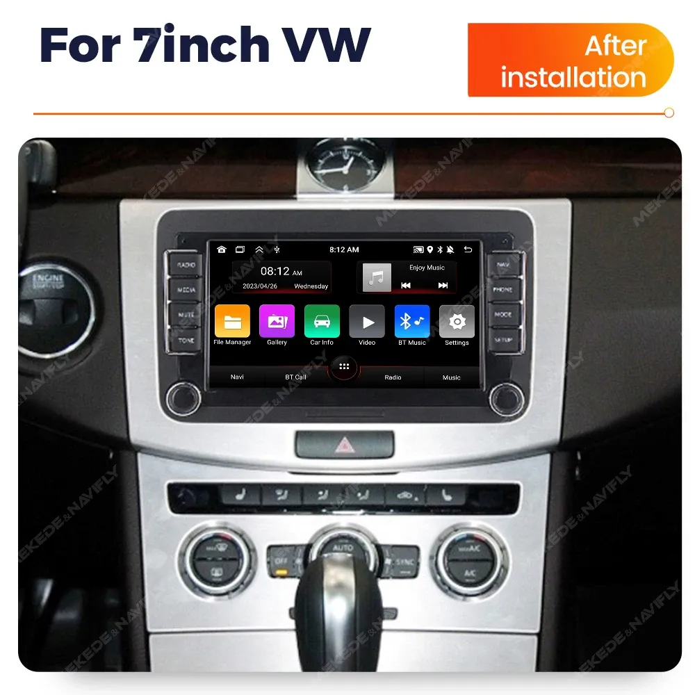 MEKEDE Android 13 7-Inch VW Double Din Car Stereo