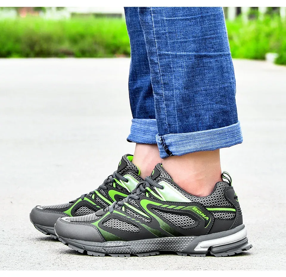 BONA Classic Mesh Stability Running Shoes for Men