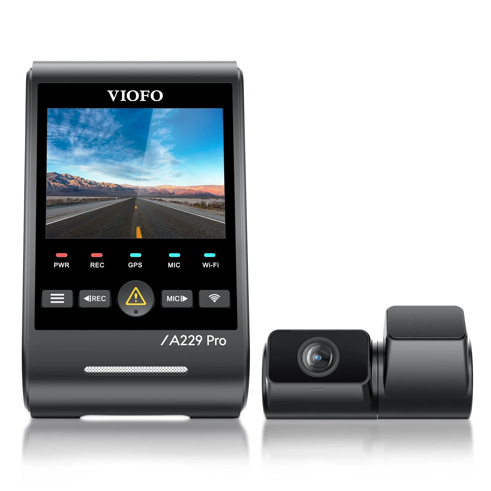VIOFO A229 Pro Tele 2CH 4K Dash Cam with 4x Optical Zoom