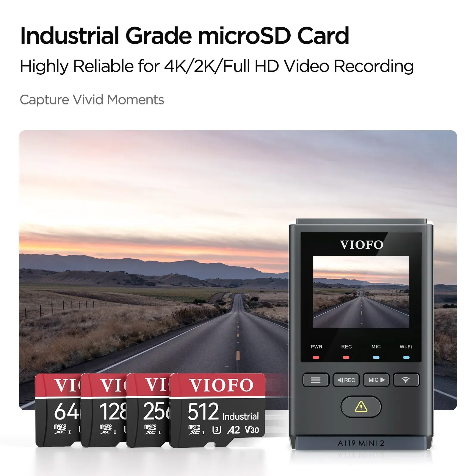 VIOFO Industrial-Grade microSD Card for Dash Cams