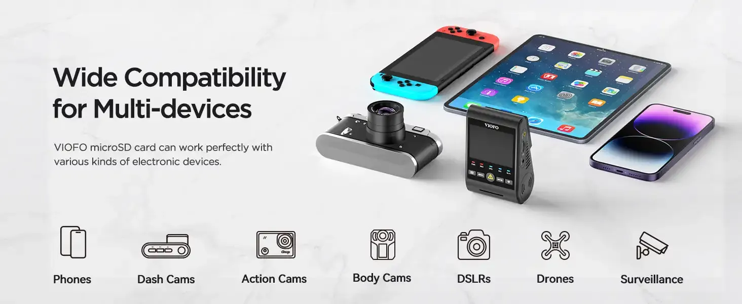 VIOFO Industrial-Grade microSD Card for Dash Cams
