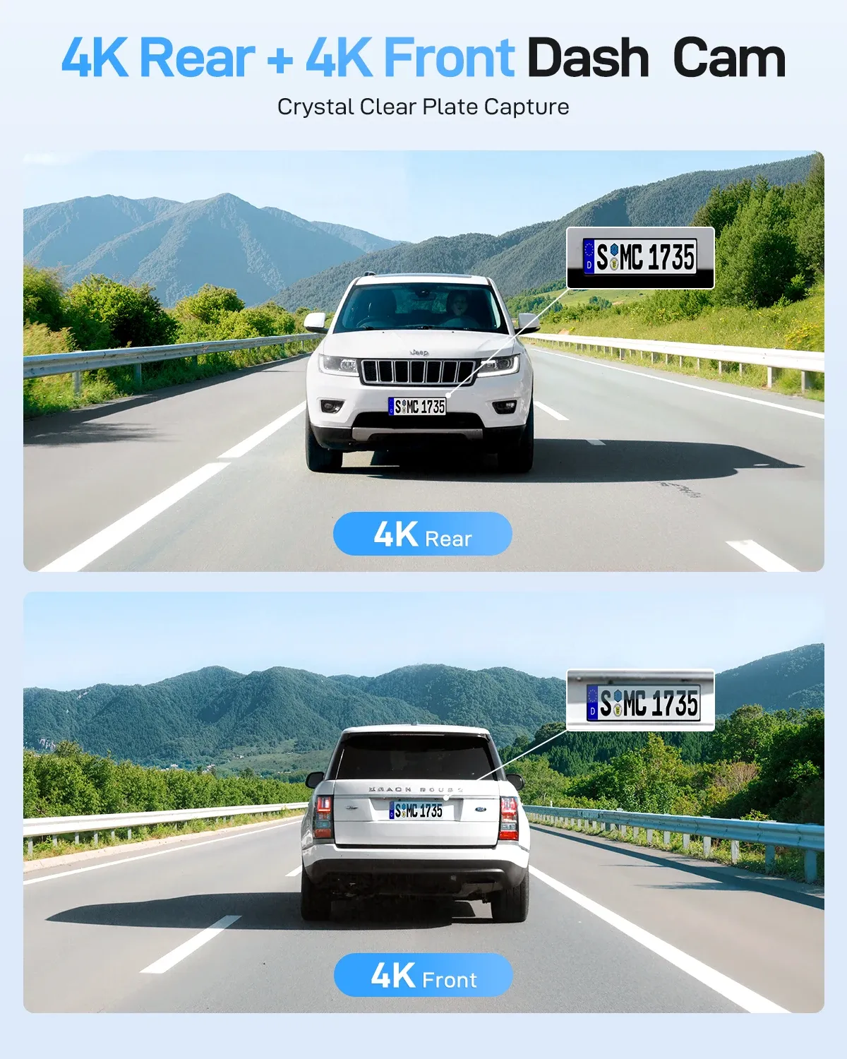 VIOFO A229 Ultra Dual 4K Front and Rear Dash Cam