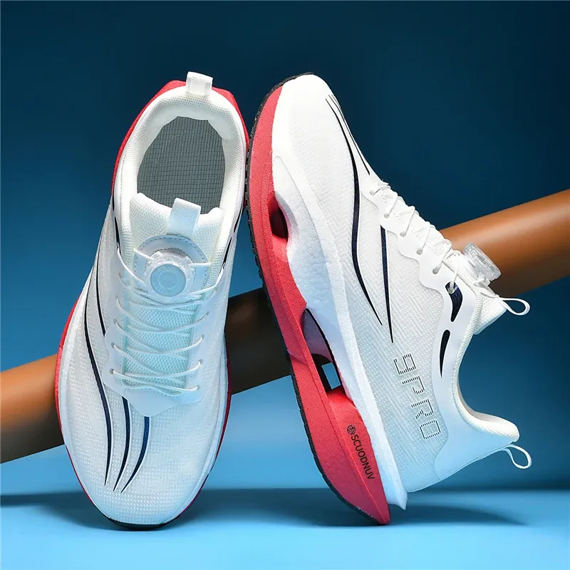 PUPUDA Men’s Air-Mesh Platform Casual Sneakers