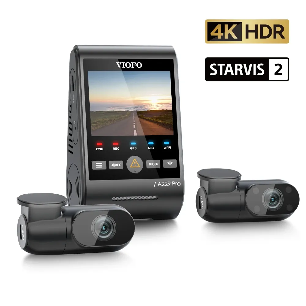 VIOFO A229 Pro 4K Dual Dash Cam with STARVIS 2