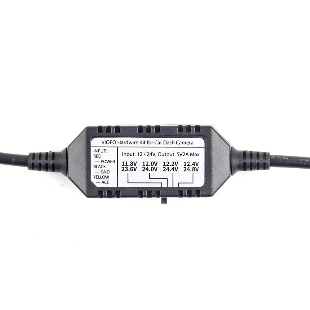 VIOFO HK3 3-Wire Hardwire Kit for Mini USB Dash Cams