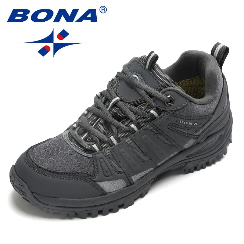 BONA Classic Leather Hiking Shoes for Men