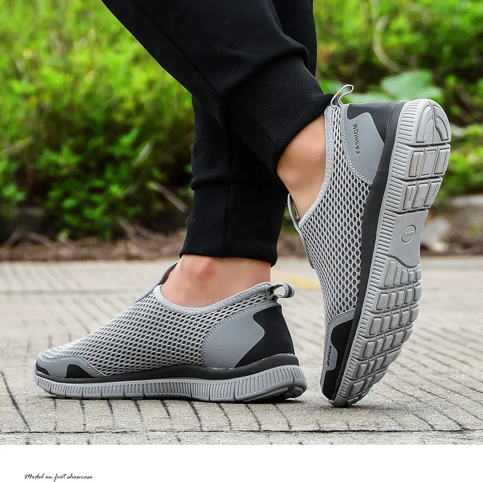 BONA Mesh Slip-On Walking Shoes for Men