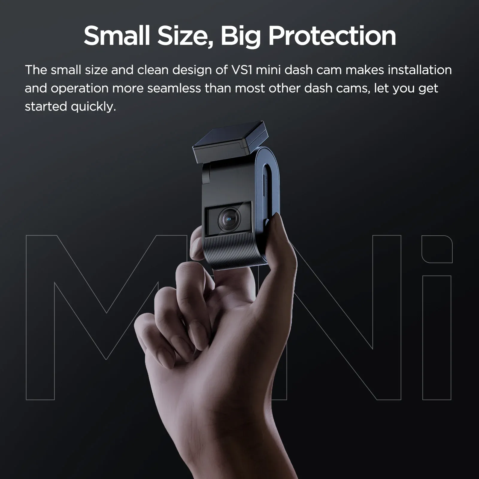 VIOFO VS1 Mini 2K HDR Hidden Front Dash Cam