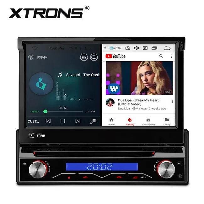 XTRONS 7-Inch Android 10 Universal 1DIN Car Stereo