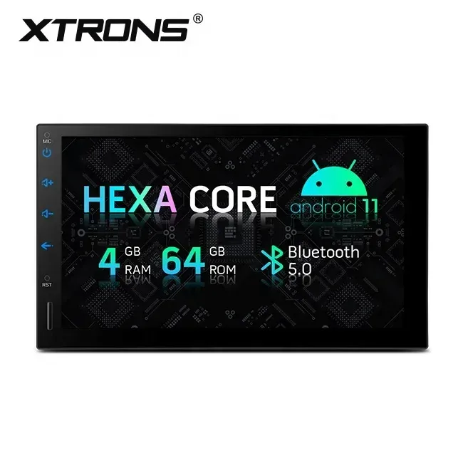XTRONS 7-Inch Android 11 Universal 2DIN Car Stereo